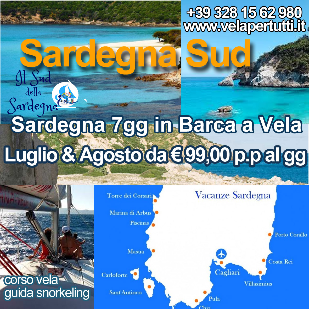 Luglio Sardegna in barca vela 